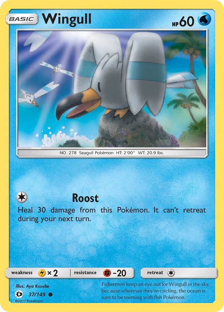 Wingull [37/149] [Sun & Moon Base Set] Reverse Holofoil