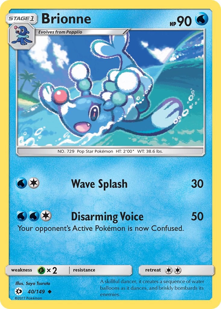 Brionne [40/149] [Sun & Moon Base Set] Reverse Holofoil