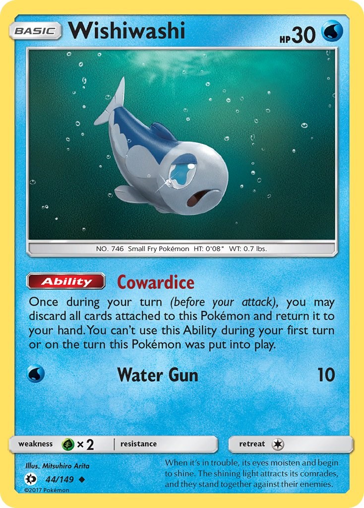 Wishiwashi [44/149] [Sun & Moon Base Set] Reverse Holofoil