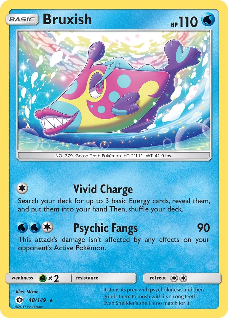 Bruxish [48/149] [Sun & Moon Base Set] Reverse Holofoil