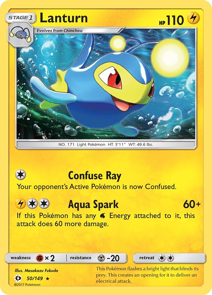 Lanturn [50/149] [Sun & Moon Base Set] Reverse Holofoil