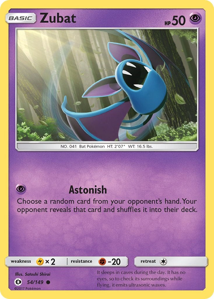 Zubat [54/149] [Sun & Moon Base Set] Reverse Holofoil