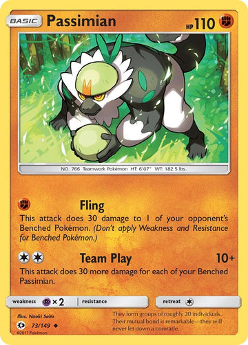 Passimian [73/149] [Sun & Moon Base Set] Reverse Holofoil