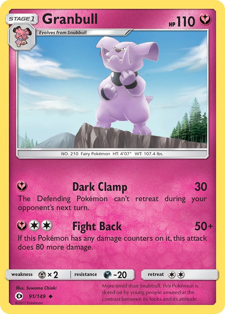 Granbull [91/149] [Sun & Moon Base Set] Reverse Holofoil