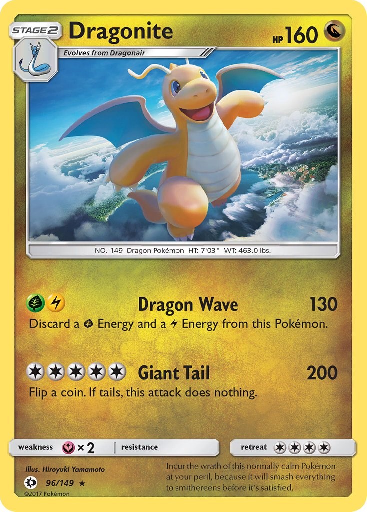 Dragonite [96/149] [Sun & Moon Base Set] Reverse Holofoil