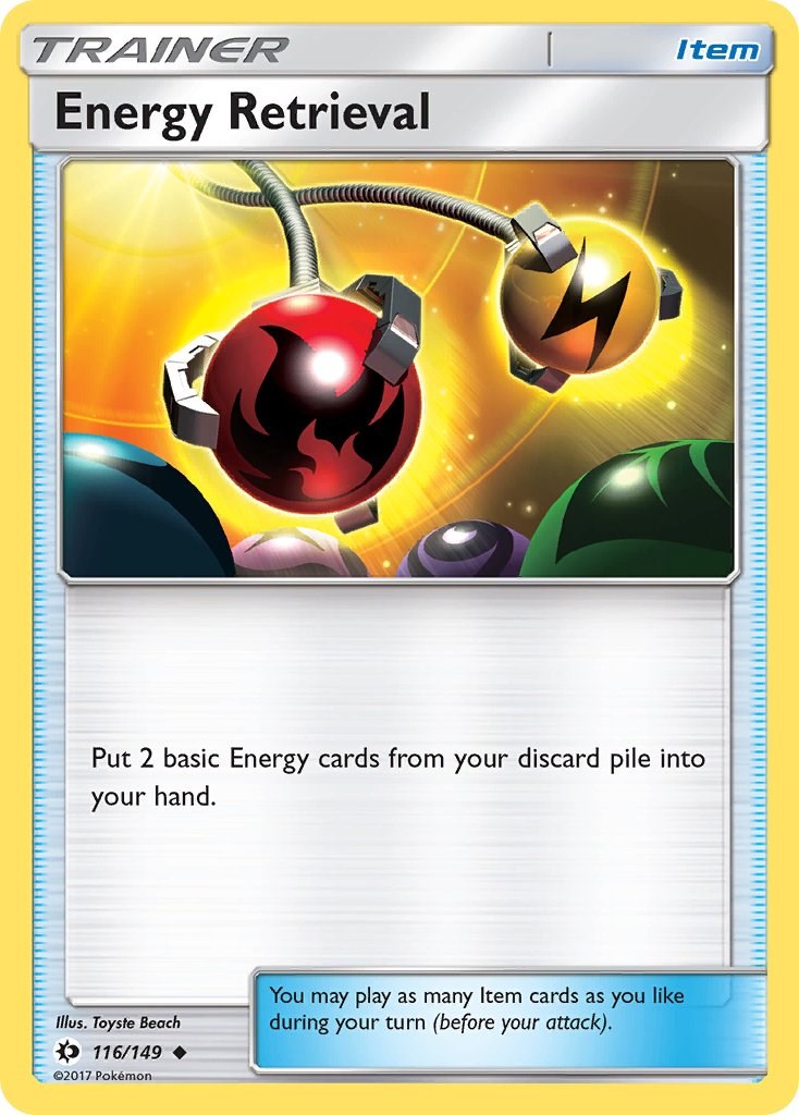 Energy Retrieval [116/149] [Sun & Moon Base Set] Reverse Holofoil