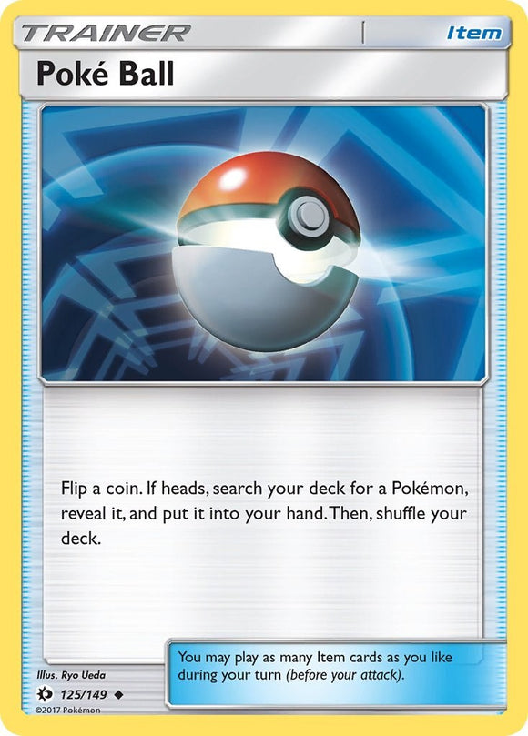 Poke Ball [125/149] [Sun & Moon Base Set] Reverse Holofoil