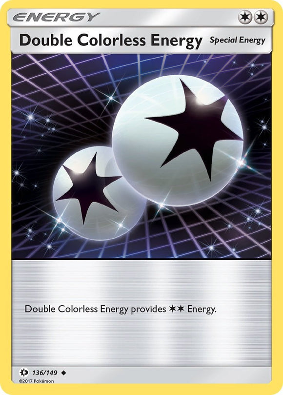 Double Colorless Energy [136/149] [Sun & Moon Base Set] Reverse Holofoil