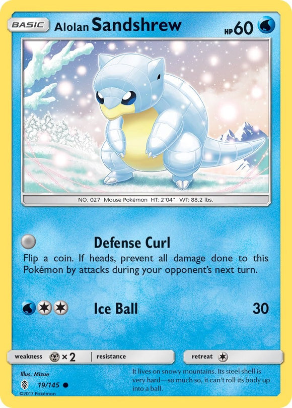 Alolan Sandshrew [19/145] [Guardians Rising] Reverse Holofoil