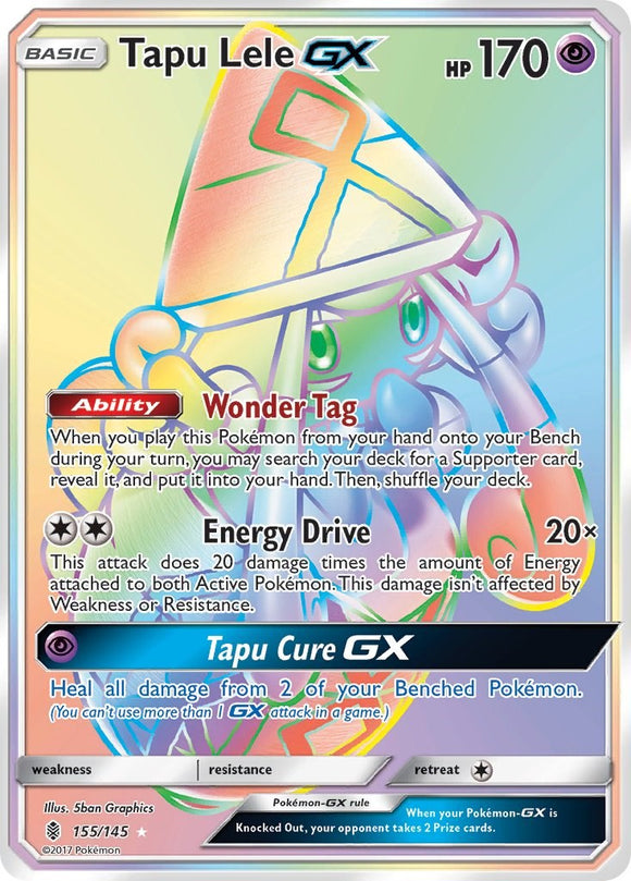 Tapu Lele GX (Secret) [155/145] [Guardians Rising] Holofoil
