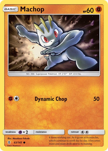 Machop [63/145] [Guardians Rising] Reverse Holofoil