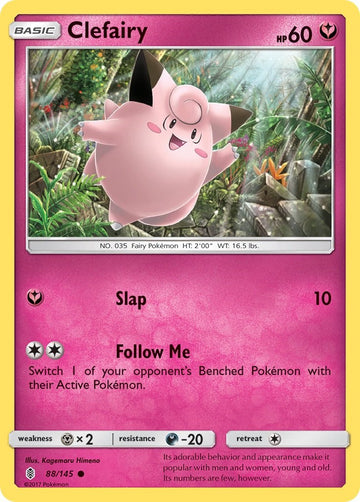 Clefairy [88/145] [Guardians Rising] Reverse Holofoil