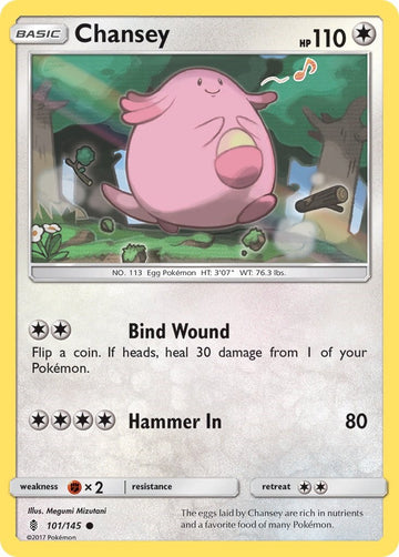 Chansey [101/145] [Guardians Rising] Reverse Holofoil