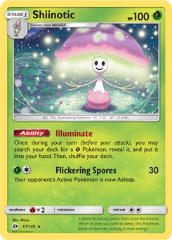 Shiinotic [17/149] [Sun & Moon Base Set]