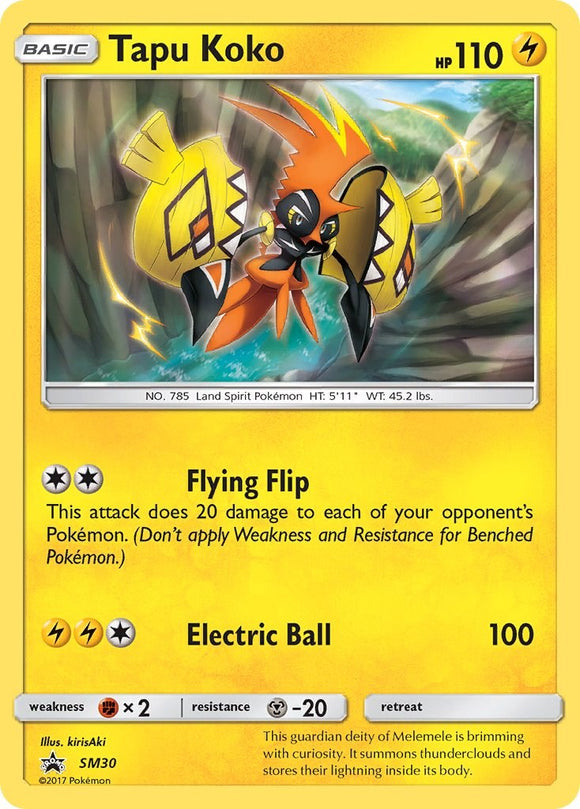 Tapu Koko - SM30 [SM30] [SM Promos] Holofoil