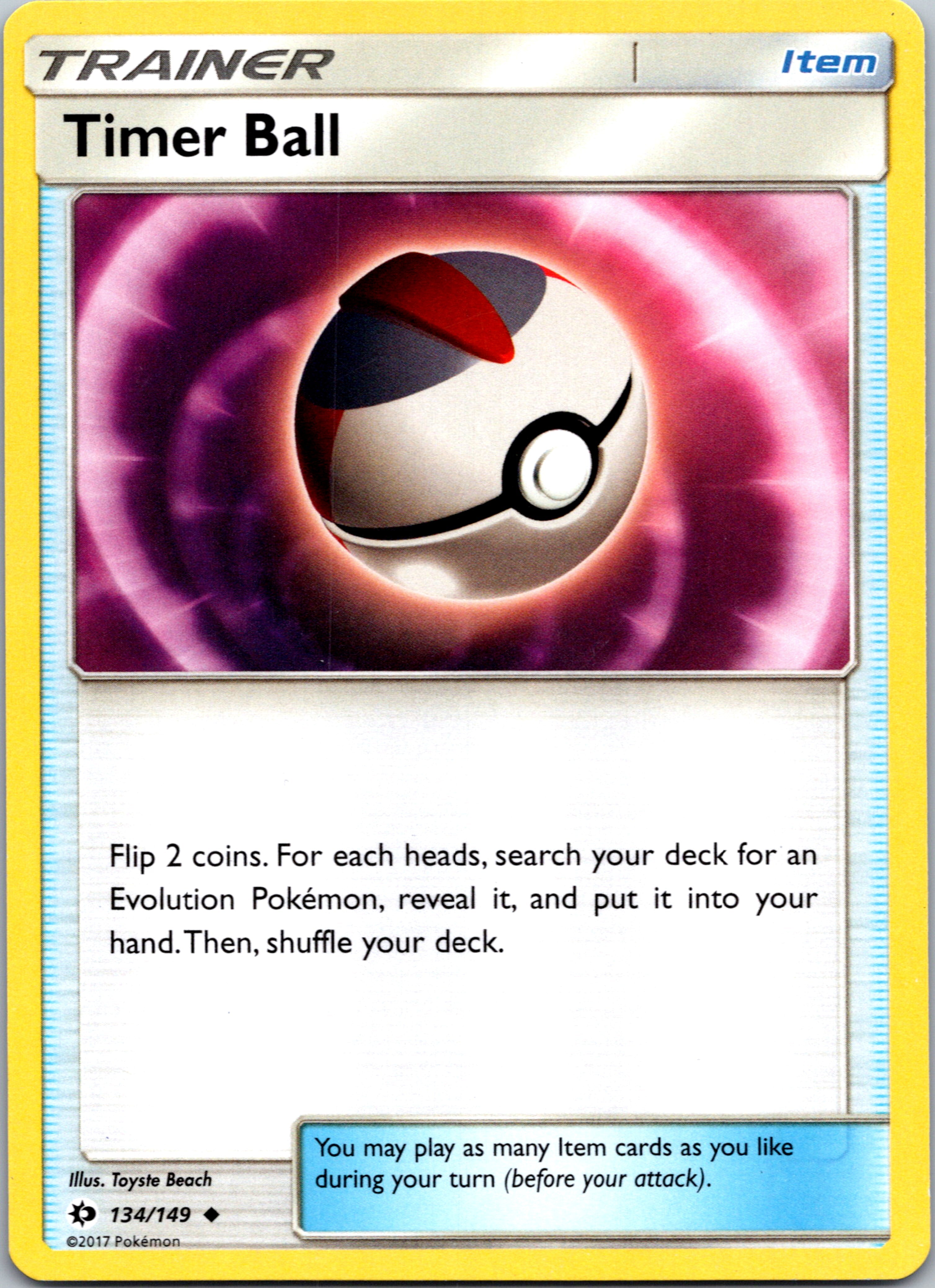 Timer Ball (134) [SM Base Set]