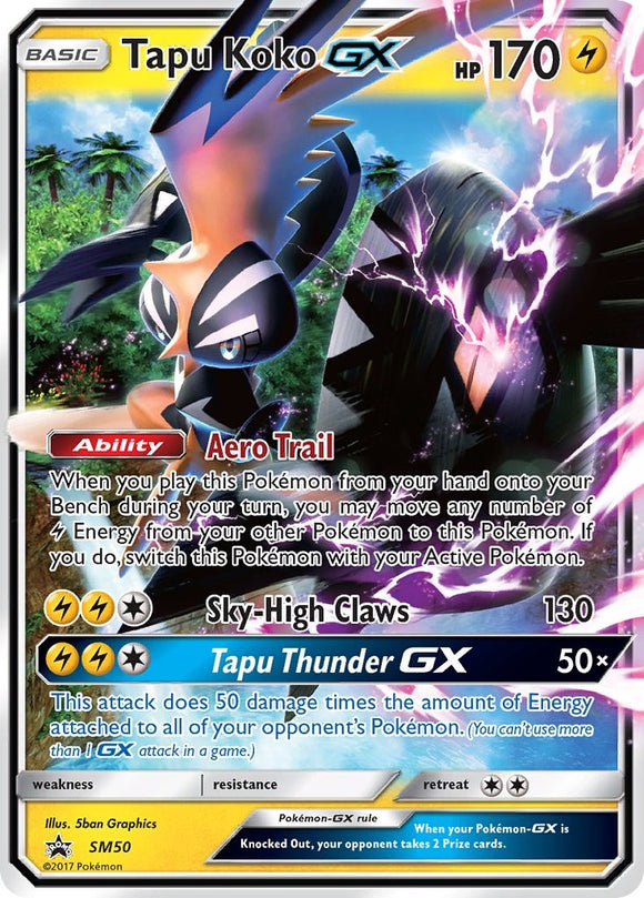 Tapu Koko GX - SM50 [SM50] [SM Promos] Holofoil