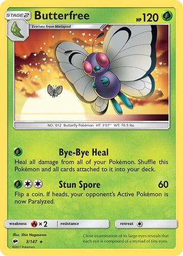 Butterfree (003/147) [Sun & Moon: Burning Shadows]