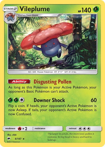 Vileplume (006/147) [Sun & Moon: Burning Shadows]