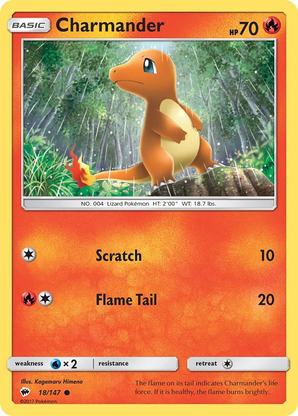 Charmander [18/147] [Burning Shadows] Reverse Holofoil