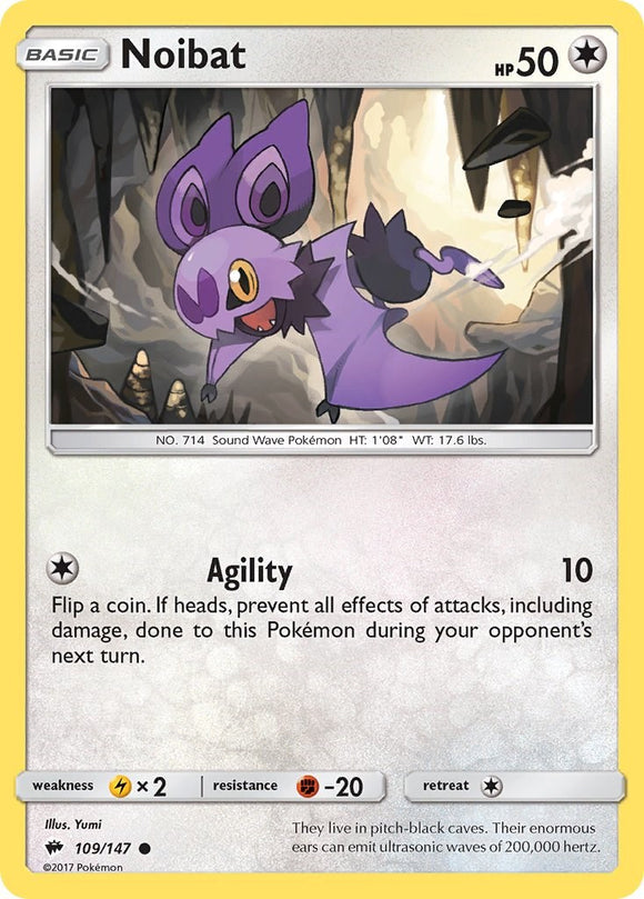 Noibat [109/147] [Burning Shadows] Reverse Holofoil