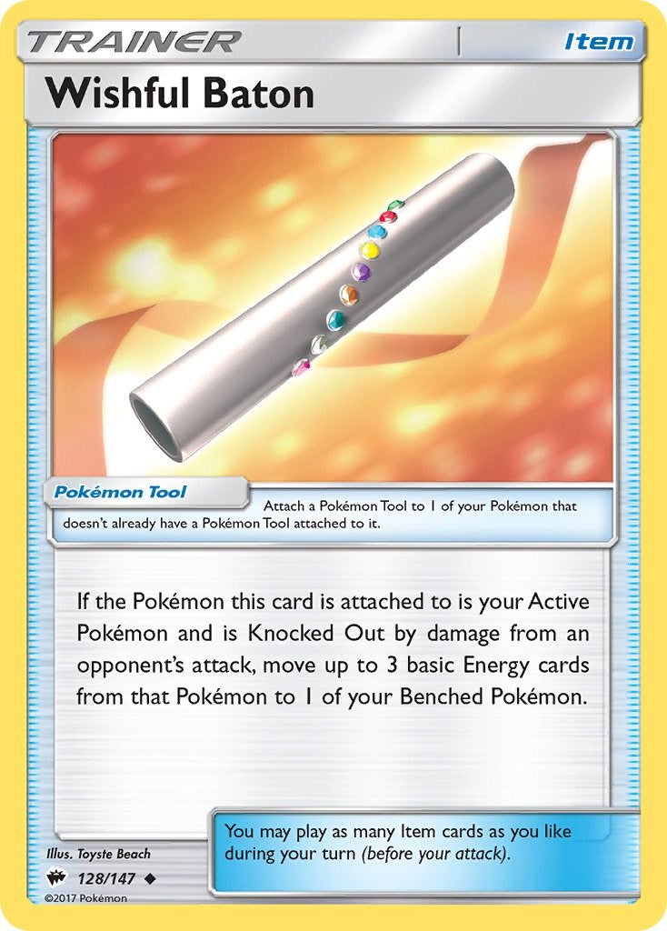 Wishful Baton [128/147] [Burning Shadows] Reverse Holofoil