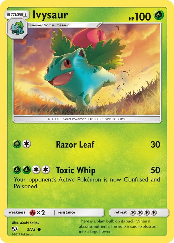 Ivysaur [2/73] [Shining Legends] Reverse Holofoil