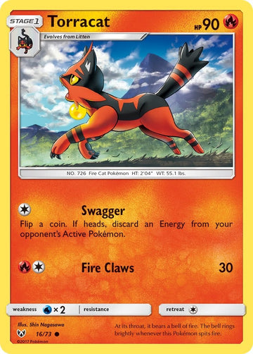 Torracat [16/73] [Shining Legends] Reverse Holofoil