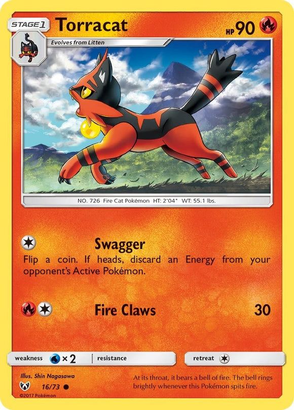 Torracat [16/73] [Shining Legends] Reverse Holofoil