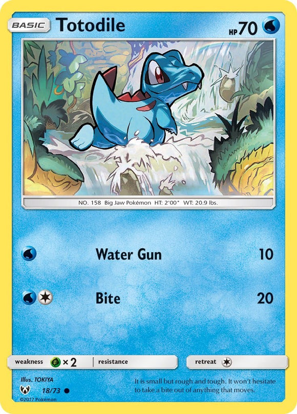Totodile [18/73] [Shining Legends]