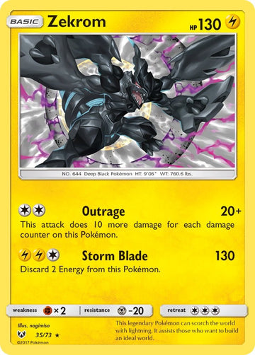 Zekrom [35/73] [Shining Legends] Reverse Holofoil