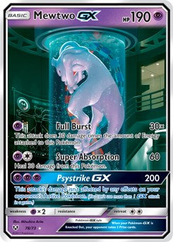 Mewtwo GX (Secret Shining) [78/73] [Shining Legends] Holofoil