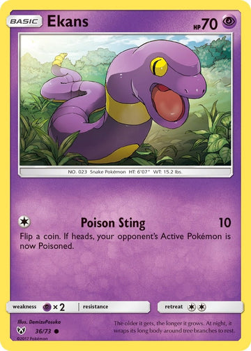 Ekans [36/73] [Shining Legends] Reverse Holofoil