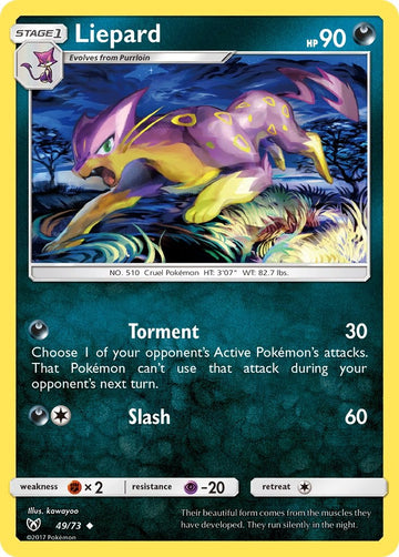 Liepard [49/73] [Shining Legends] Reverse Holofoil