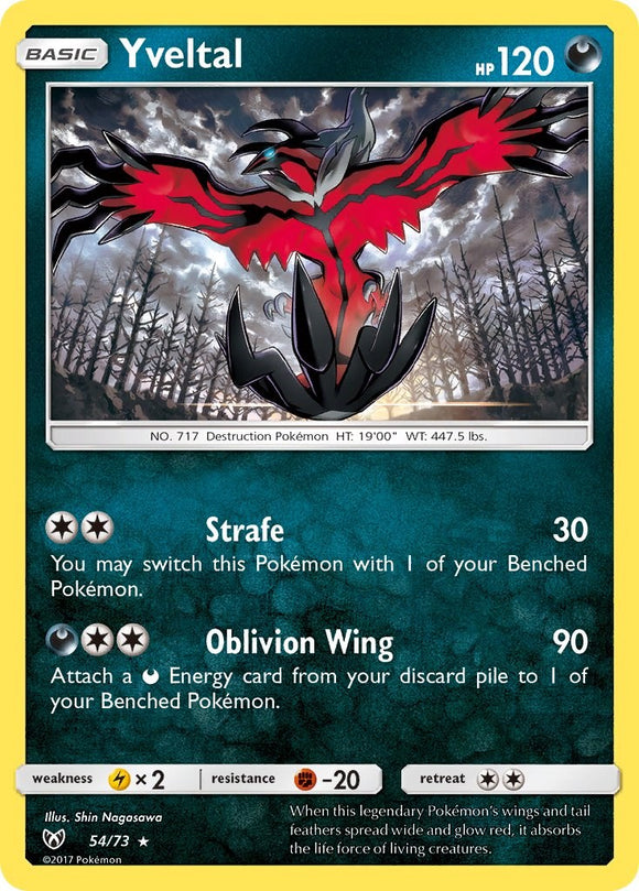 Yveltal [54/73] [Shining Legends] Holofoil