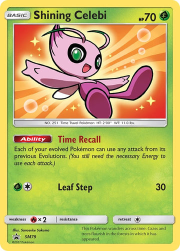 Shining Celebi - SM79 [SM79] [SM Promos] Holofoil