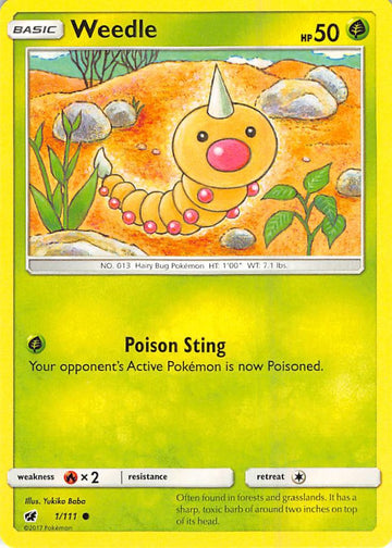 Weedle [1/111] [Crimson Invasion]