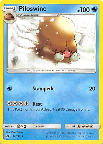 Piloswine [20/111] [Crimson Invasion]