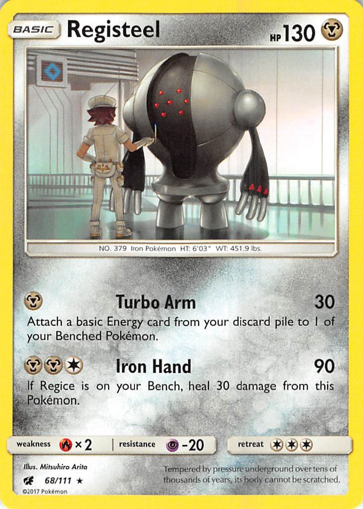 Registeel [68/111] [SM - Crimson Invasion] Reverse Holofoil