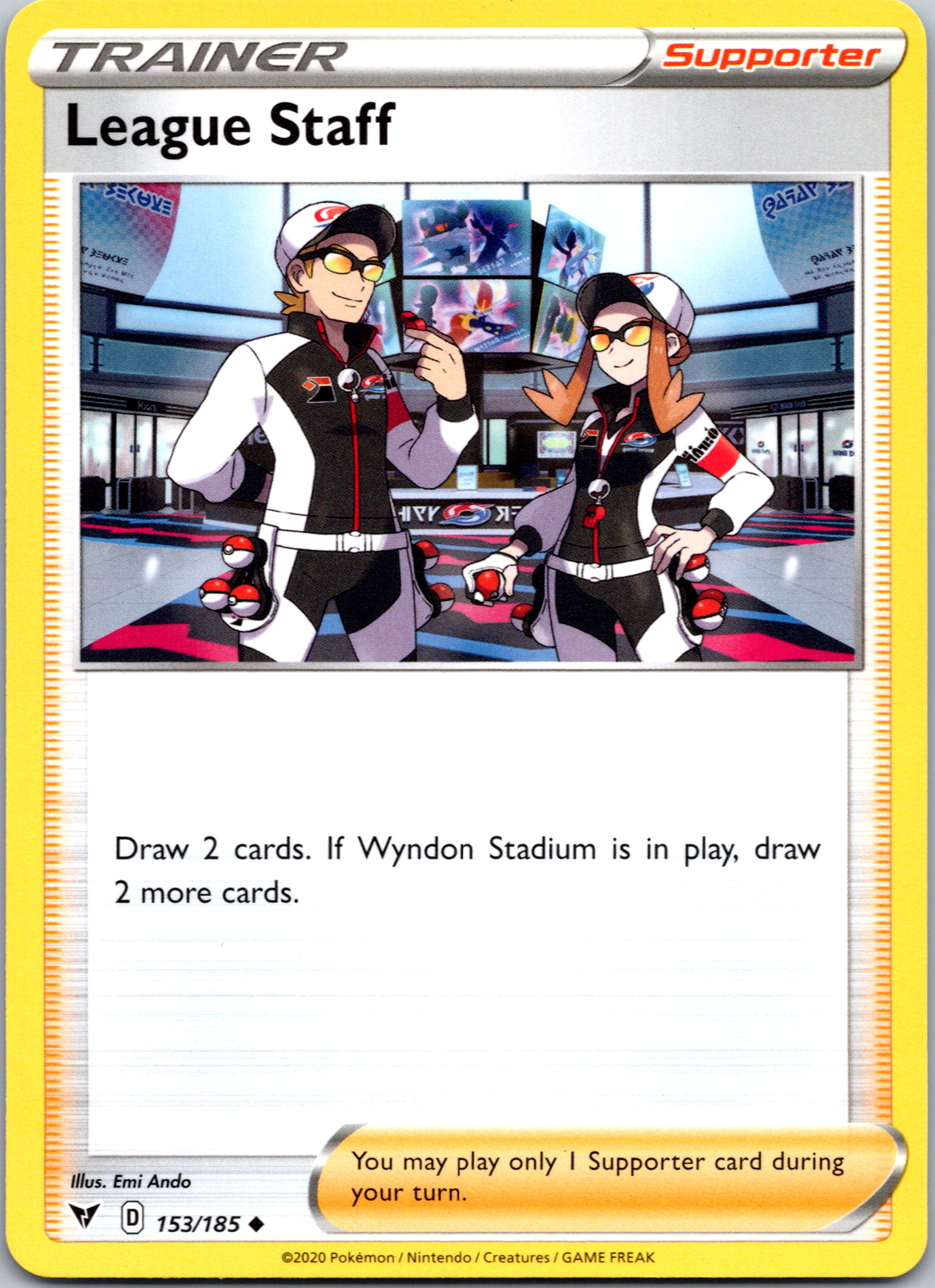 League Staff [153/185] [SWSH04: Vivid Voltage]