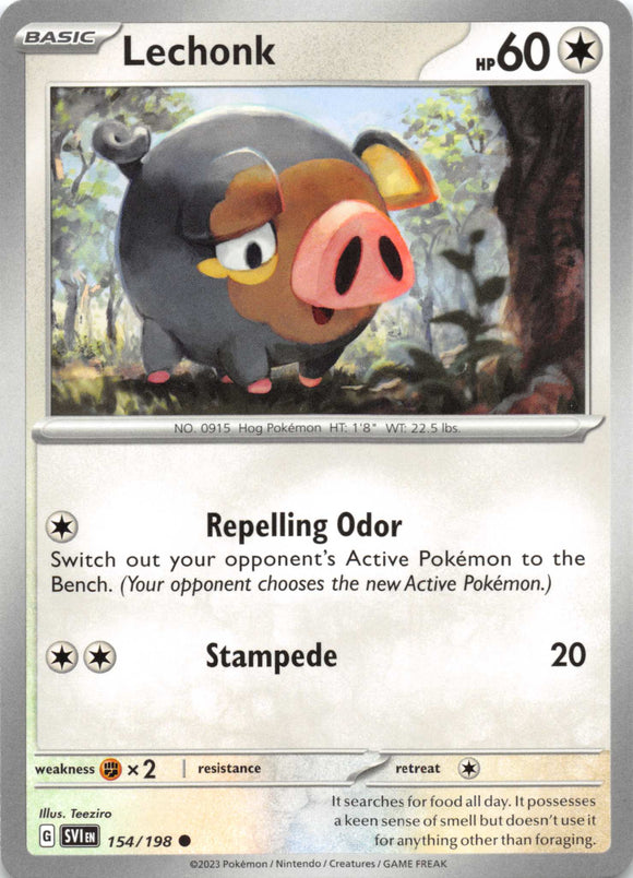 Lechonk - 154/198 [154] - (SV01 Scarlet & Violet Base Set)