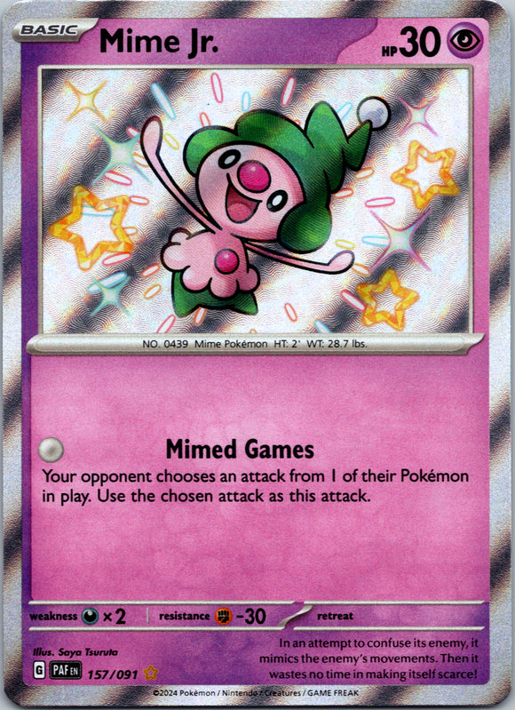 Mime Jr. [157/091] - (Paldean Fates) Holofoil