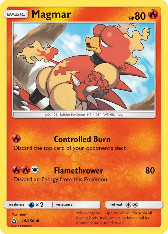 Magmar [18/156] [Ultra Prism] Reverse Holofoil