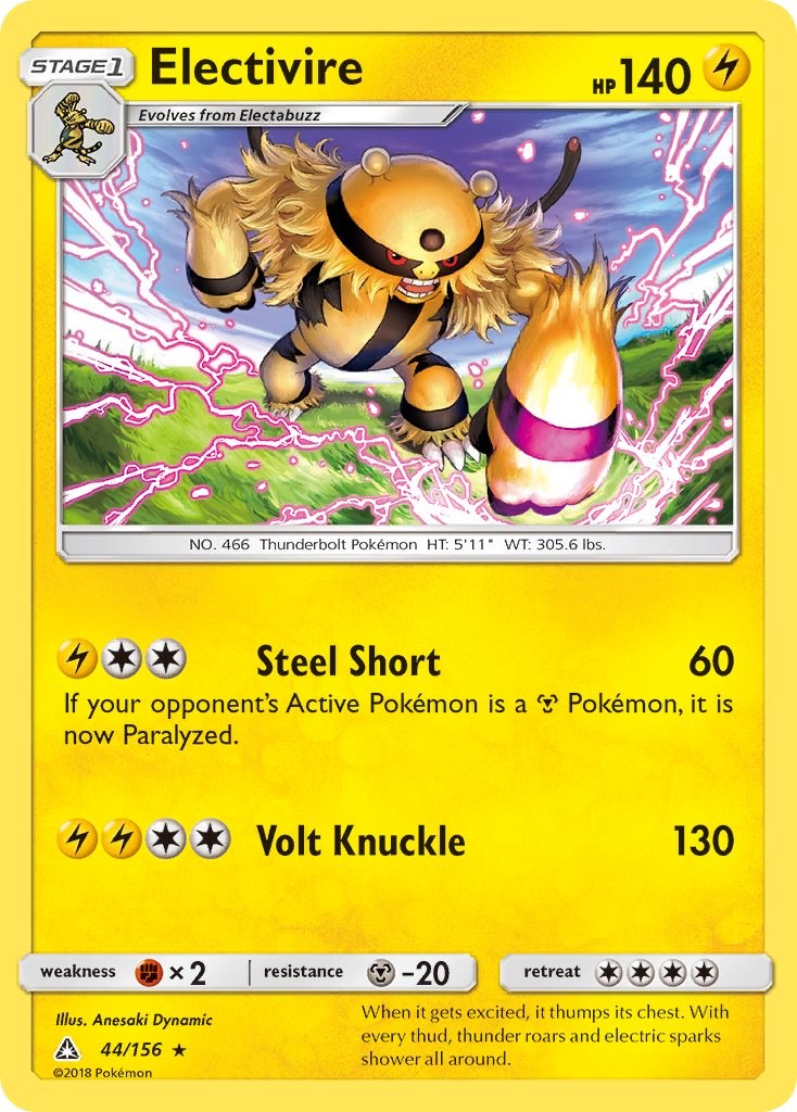 Electivire [44/156] [Ultra Prism] Reverse Holofoil