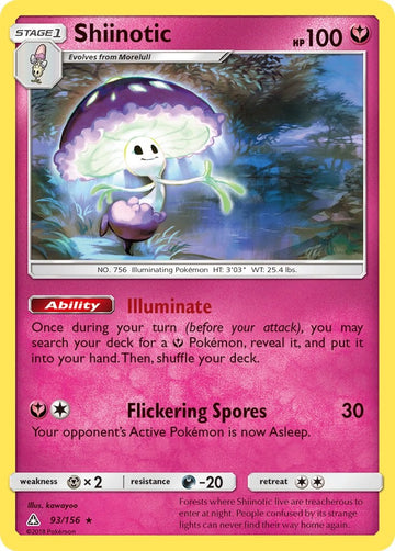 Shiinotic [93/156] [Ultra Prism] Reverse Holofoil