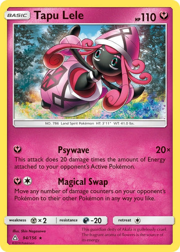 Tapu Lele [94/156] [Ultra Prism] Reverse Holofoil