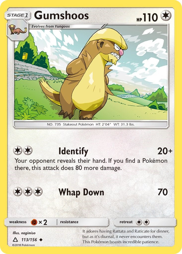 Gumshoos [113/156] [Ultra Prism] Reverse Holofoil