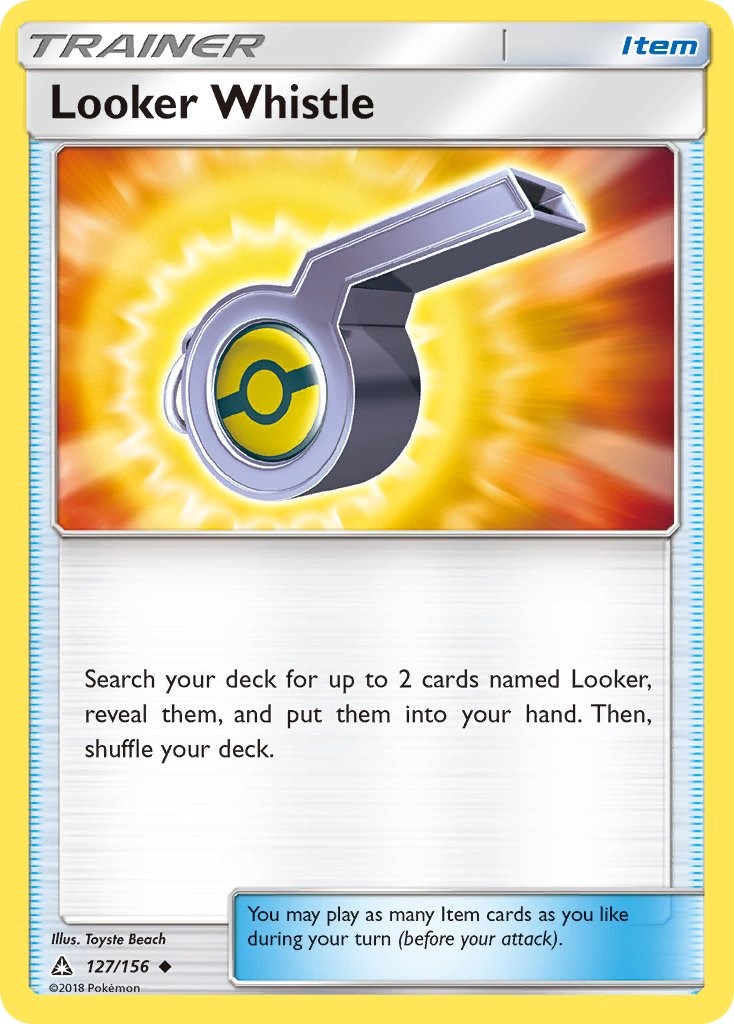 Looker Whistle [127/156] [Ultra Prism] Reverse Holofoil