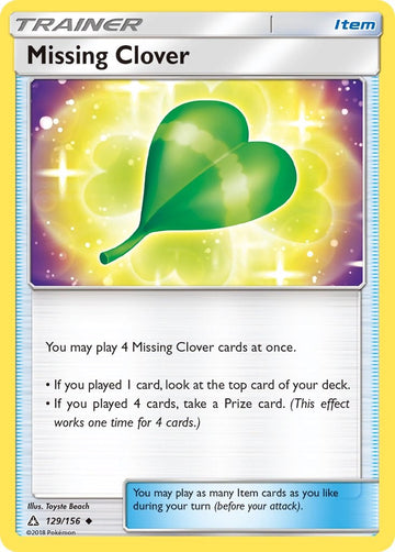 Missing Clover [129/156] [Ultra Prism] Reverse Holofoil