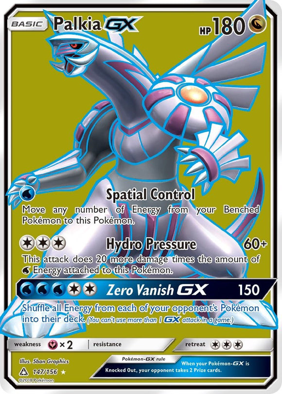 Palkia GX (Full Art) [147/156] [Ultra Prism] Holofoil